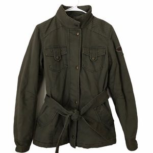 Buffalo Outerwear Army Jacket Coat Size S Corduroy Flat Pockets